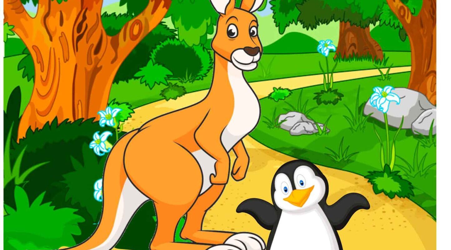 El pingüino y el canguro